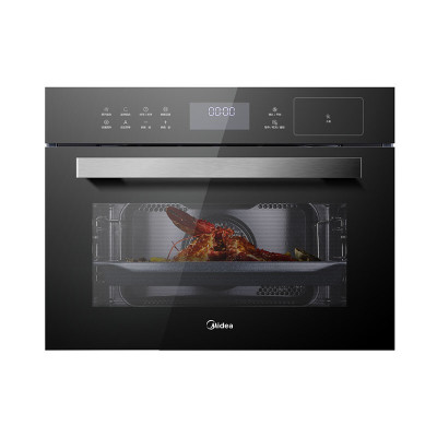 美的(Midea)嵌入式智能蒸烤箱一体机BS5052W嵌入式电蒸箱烤箱二合一 搪瓷腔体上下发热管