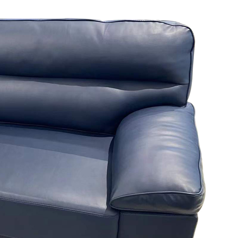 匡大 办公沙发 皮艺沙发 办公室接待沙发 牛皮 三人位 KDT647高清大图