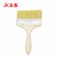 金盔纯猪鬃毛油漆刷毛刷6寸/把