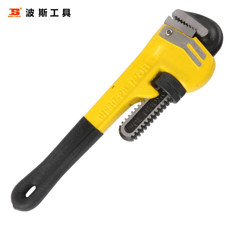 波斯 BS236918 沾塑柄重型管子钳水管钳 18寸