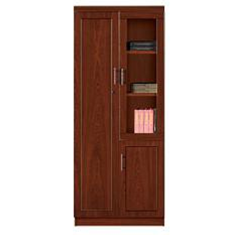 大央文件柜SE-102左 800W*400D*2000H书架落地置物架客厅家用靠墙收纳柜子储物柜办公室文件柜简易书高清大图