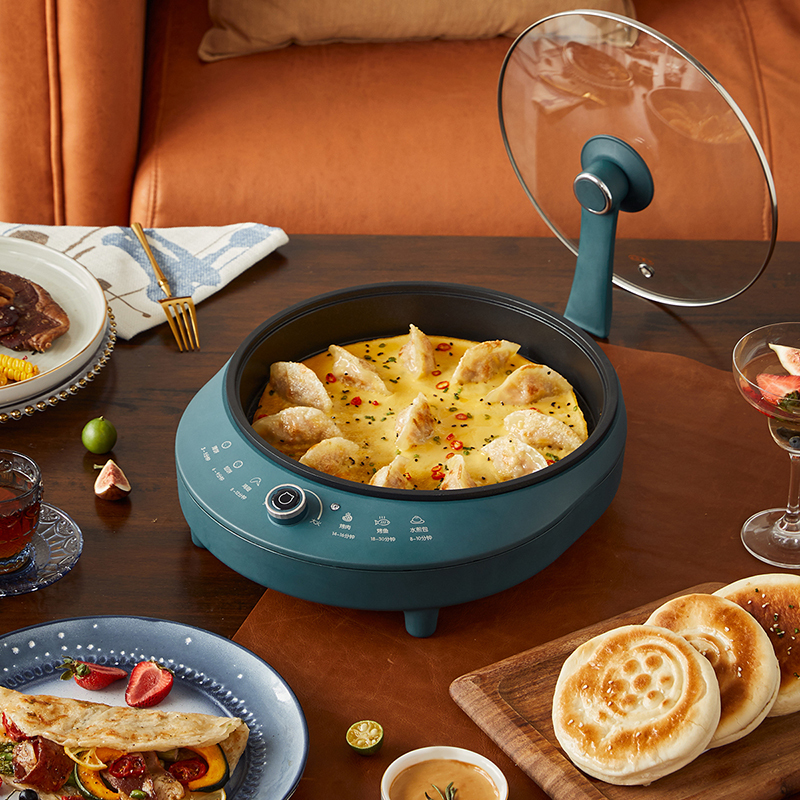 小熊电饼铛家用单面加热煎饼锅加深加大煎烤烙饼电饼铛