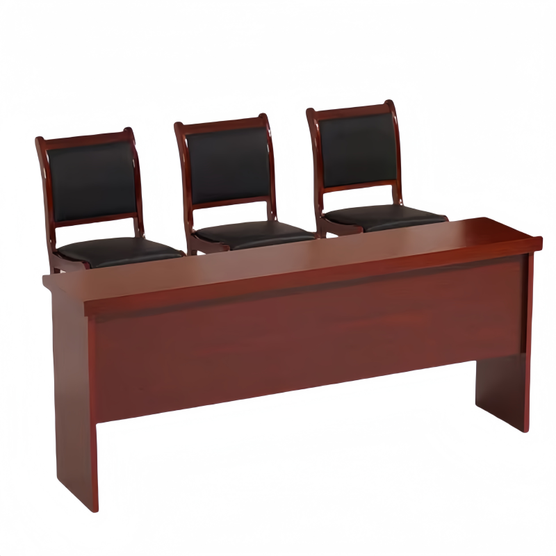 悦兴诚培训桌1.8米+3把靠背椅组高清大图