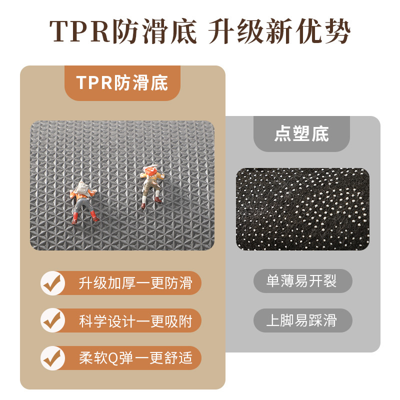 儿童房地毯卧室床边毯圆形爬爬垫加厚可擦洗书房隔音地垫电脑椅毯