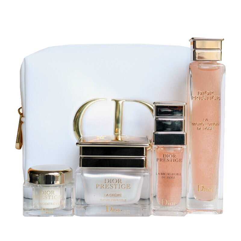 迪奥dior护肤小样套装花秘瑰萃玫瑰5件套精萃液精华面霜眼霜化妆包