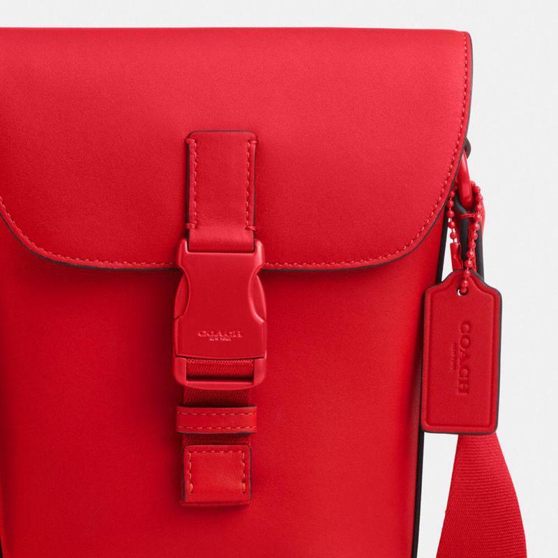 蔻驰coachtracksmallflap时尚商务百搭简约小号翻盖斜挎包单肩包