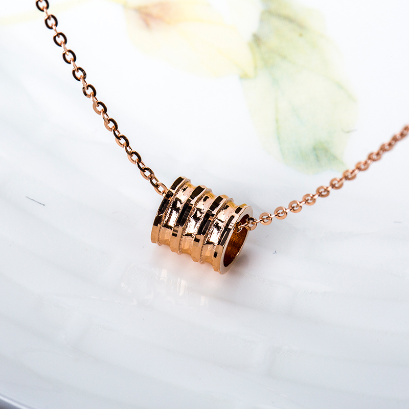 金一国囍18K金小蛮腰A款女士K金项链套链 (定价)CEC014