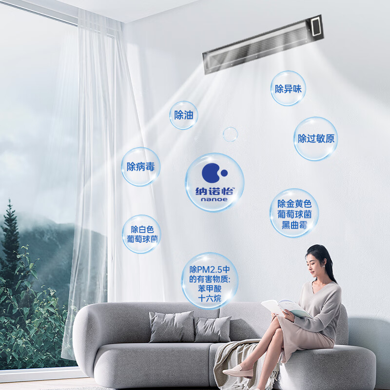 松下(Panasonic)5匹二级能效变频冷暖中央空调一拖一风管机E45D1L14 不含安装高清大图