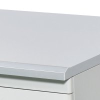 鑫虎威 办公家具1.2米右三抽电脑桌加厚钢制铁皮电脑桌财务桌子带锁带抽屉写字桌