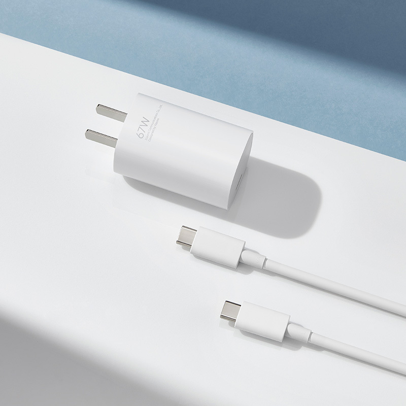 小米67W GaN 小布丁充电器套装 支持苹果20W 适用小米/红米redmi手机/小米12Pro 氮化镓 充电头