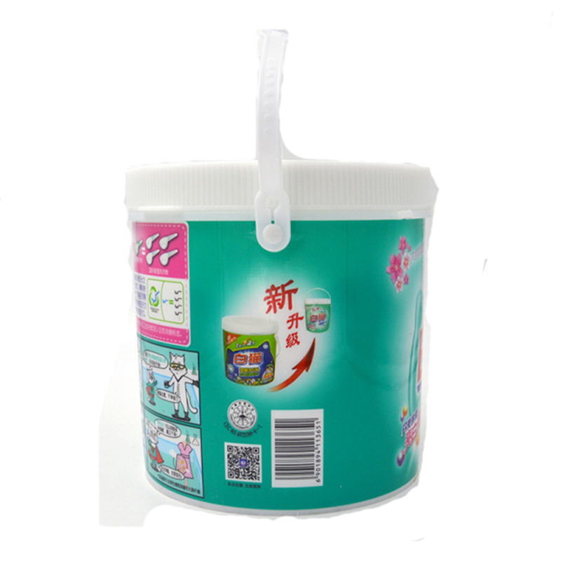 白猫 超浓缩 无磷 洗衣粉 1.8kg(单位 :桶)