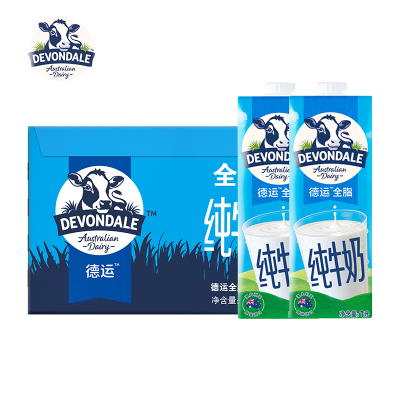 70.9元  德运 全脂高钙纯牛奶1L*10盒 + 李锦记 锦珍生抽1.65L