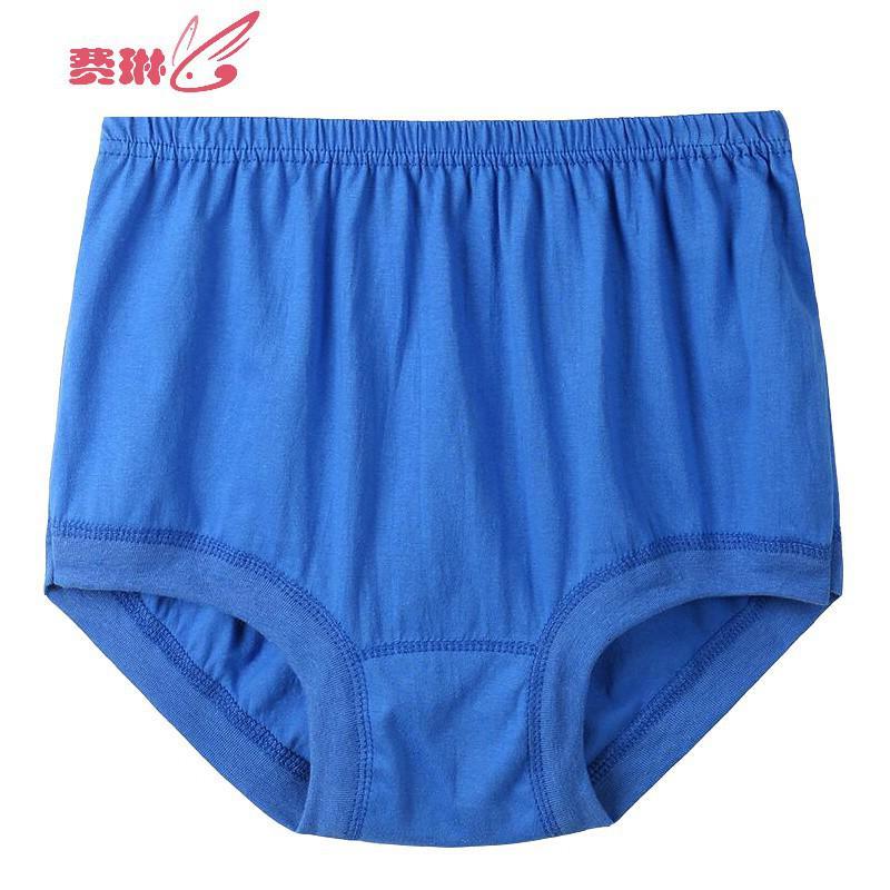 中老年内裤男爸爸内裤老人中腰大码三角裤加肥加大裤头费琳
