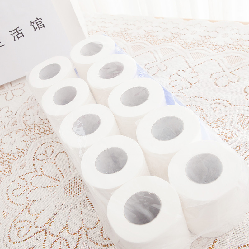 清风卷纸商务酒店卷纸卫生纸180节有芯卷筒纸纸巾 10卷/提*2高清大图