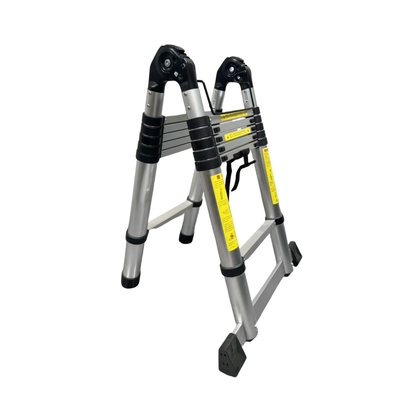 亭松 铝合金伸缩梯竹节人字梯 1.9+1.9米 个高清大图