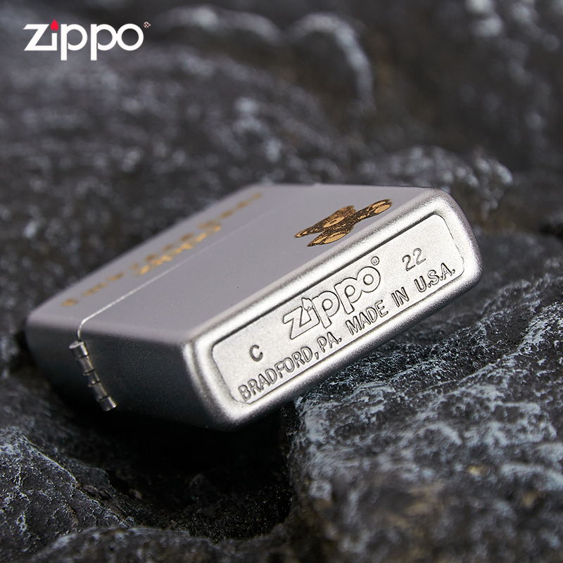 正版Zippo打火机可爱童趣磨砂星光小熊抱抱熊zipoo情人节男士女士送礼款