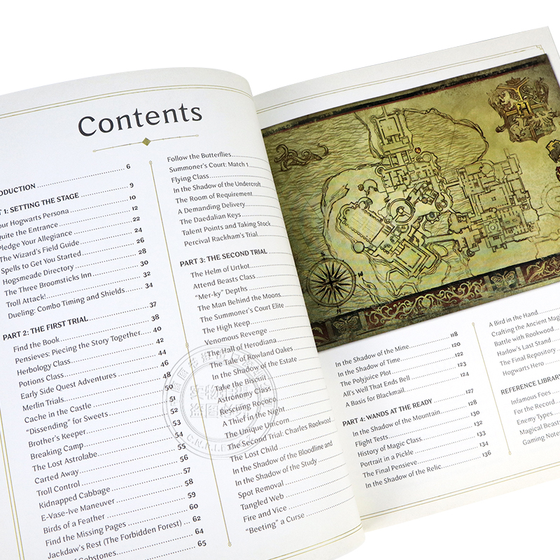 [正版]英文原版 霍格沃茨之遗:游戏攻略指南艺术书 The Official Game Guide Hogwarts