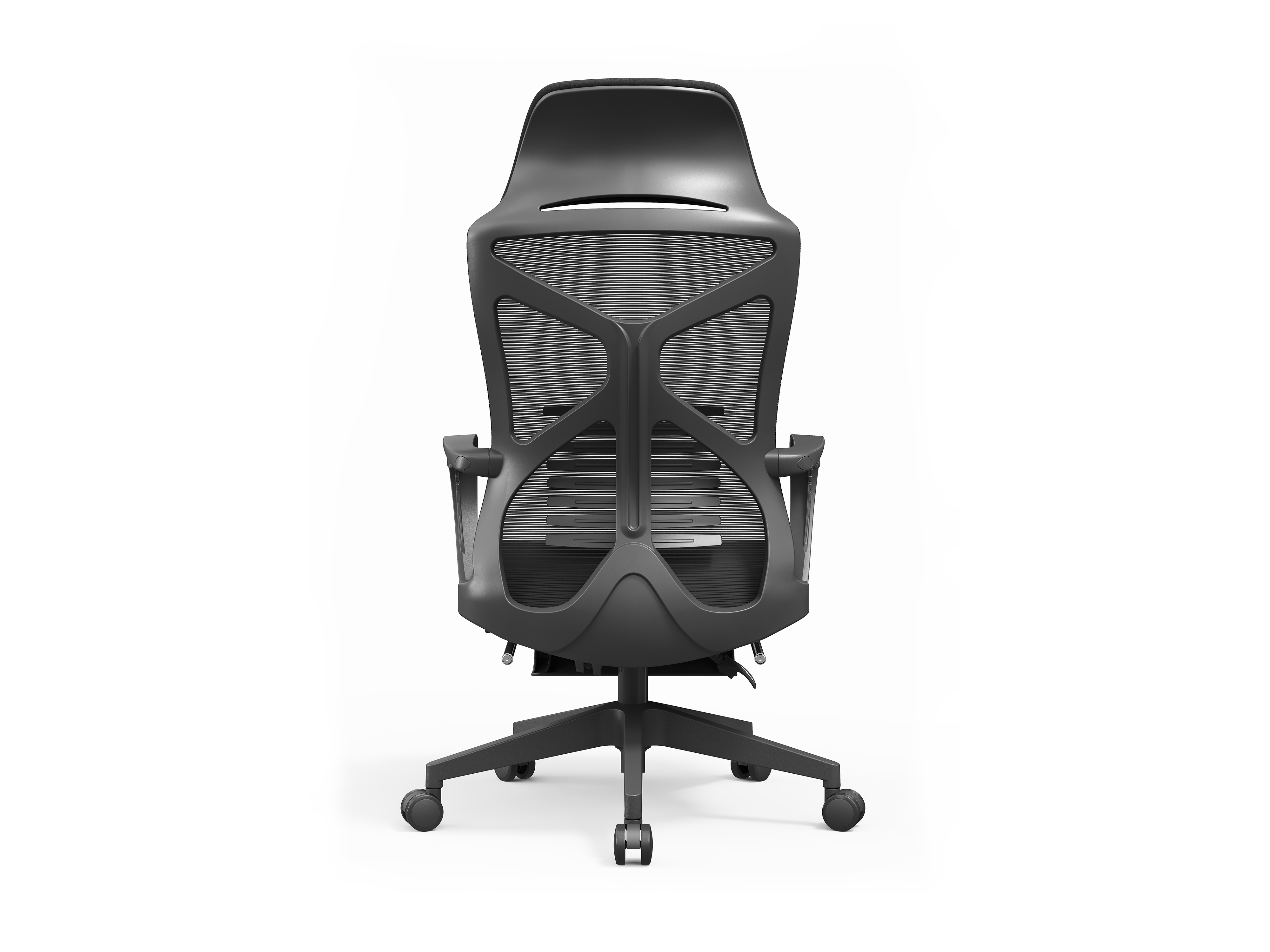 德诚和(DCH)升降转椅带扶手高背办公椅主管椅高清大图