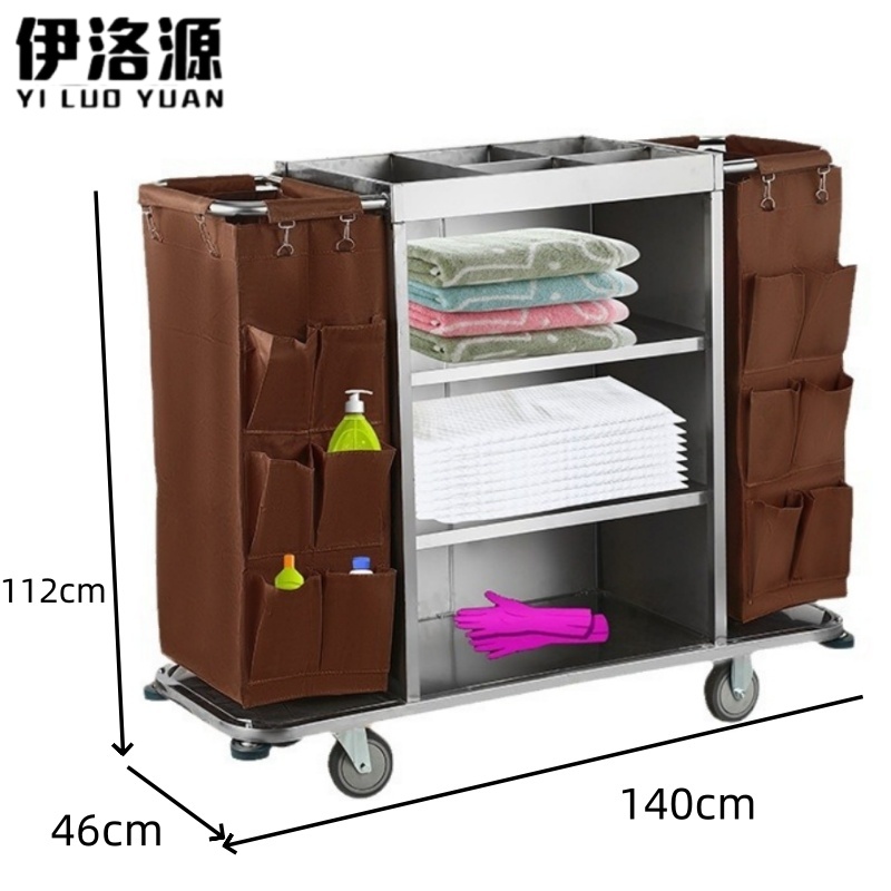伊洛源 布草车 不锈钢D140*46*112cm个
