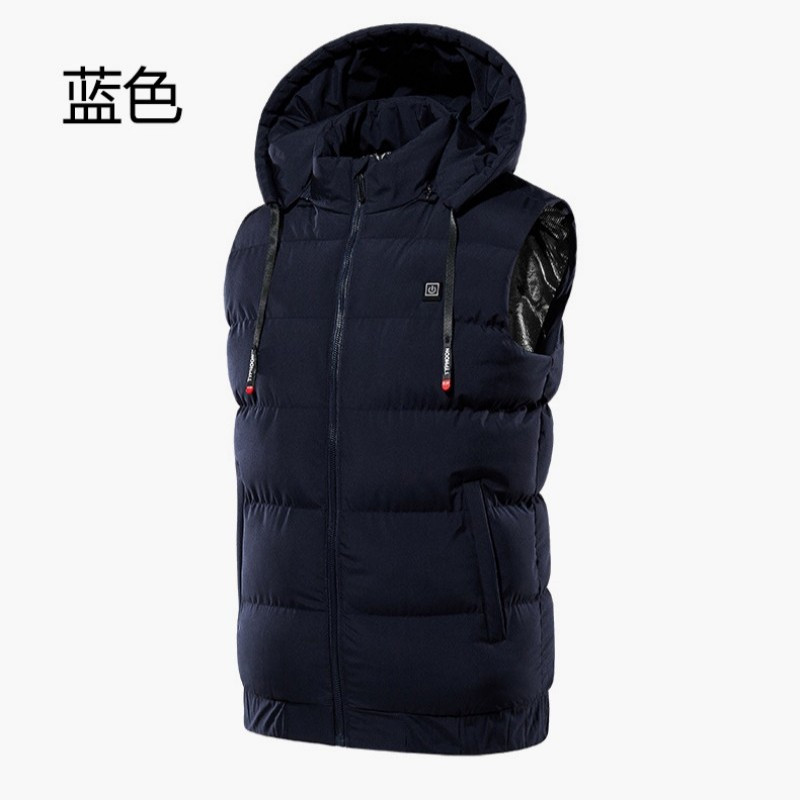 TDUO 加热休闲百搭马甲 I222 件 蓝色 尺码备注