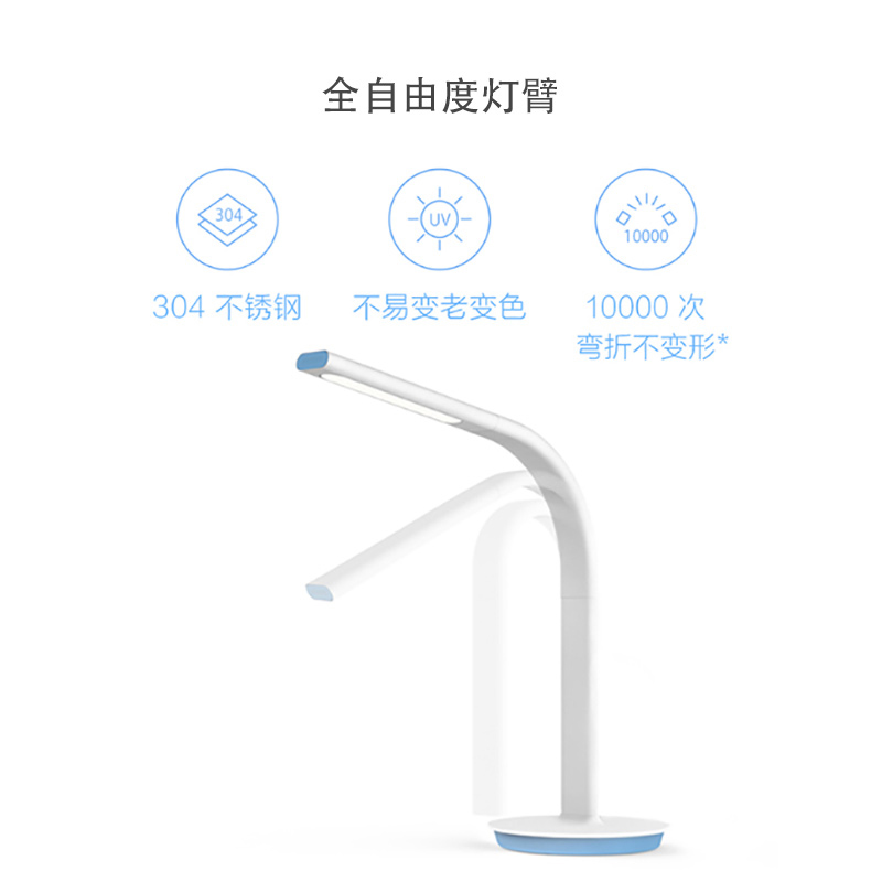 飞利浦（PHILIPS）台灯国A级减蓝光 智能LED台灯阅读写字灯卧室床头灯语音调光高清大图