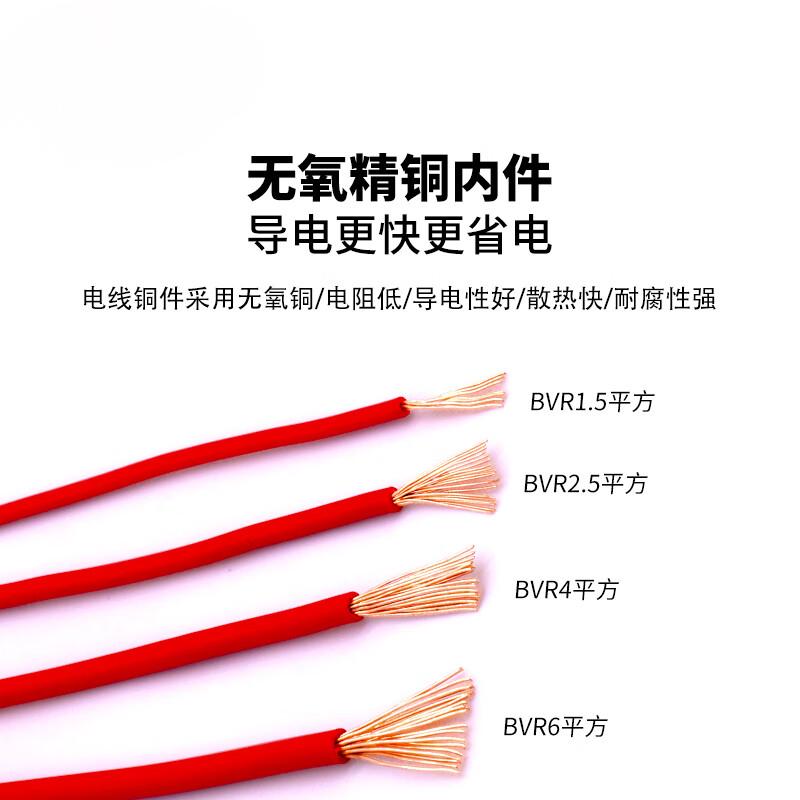 公元(gongyuan)阻燃铜塑线ZB-BVR 2.5MM2(单位:米)高清大图