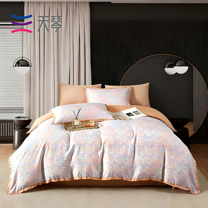 天琴流金岁月-莱赛尔四件套TQ-T157床单245*250cm被罩200*230cm枕套48*74cm*2(单位:套)