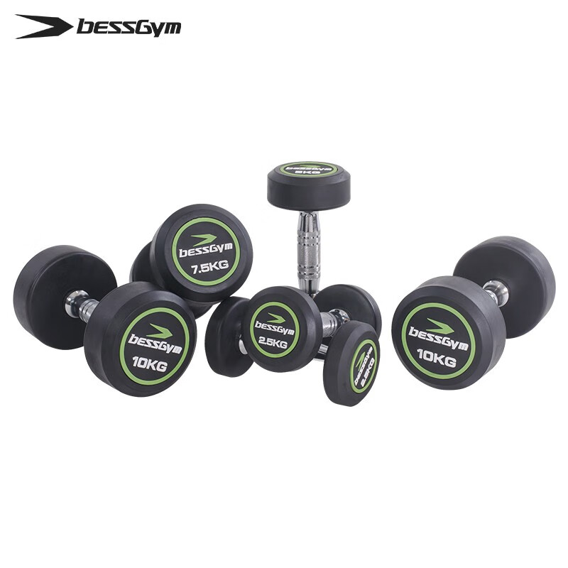 必动(BESSGYM) MS400A 三层哑铃架+140KG彩标圆头哑铃 单位:套高清大图