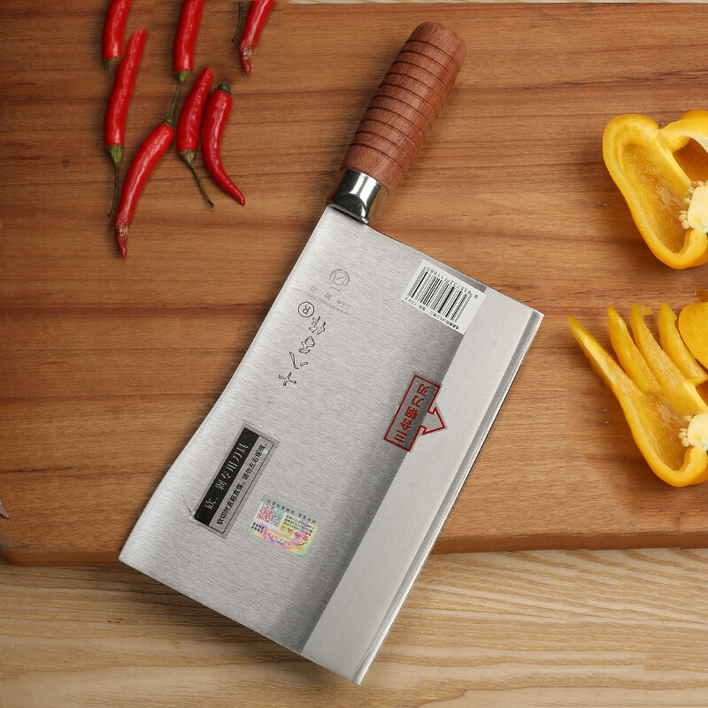 十八子作烧腊砍刀九江弯刀大号1#[木柄]690g