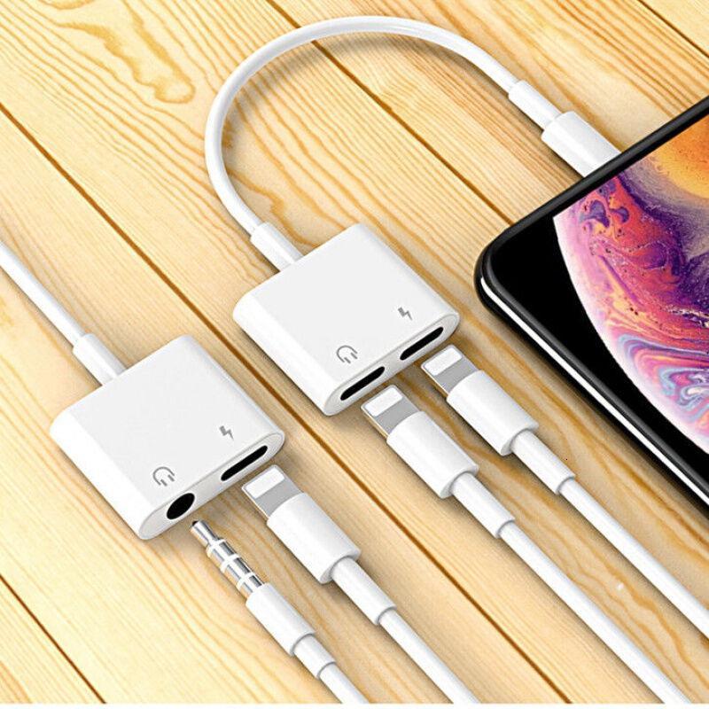 苹果耳机转接头iPhoneXS/MAX/XR/7/8/plus/分线器3.5音频8P转接口