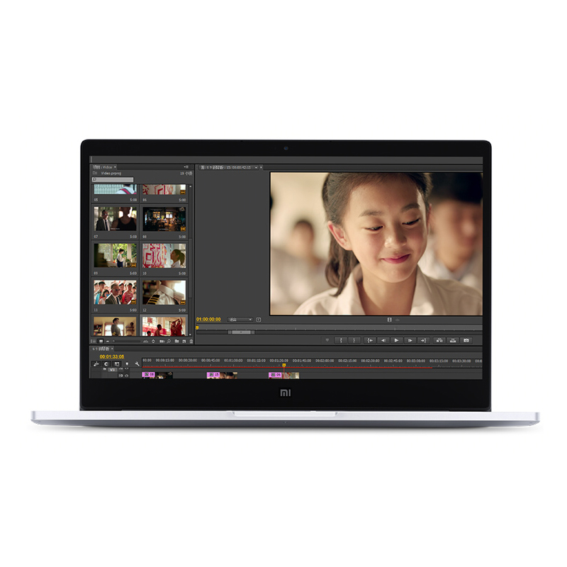 小米(MI)Air 12.5英寸全金属轻薄笔记本电脑(Core m3-7Y30 4G 256G固态硬盘 背光键盘 银色)高清大图