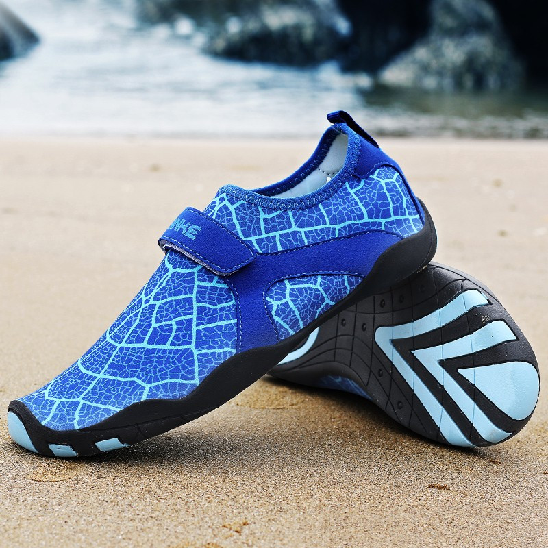 泳池赤脚游泳鞋情侣赤足亲肤潜水浮潜鞋透气速干沙滩鞋户外涉水徒步