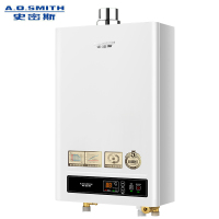 AO史密斯(A.O.Smith)燃气热水器16升JSQ33-S1家用恒温强排式 趋势新品自营 天燃气 灰色 不锈钢换热器