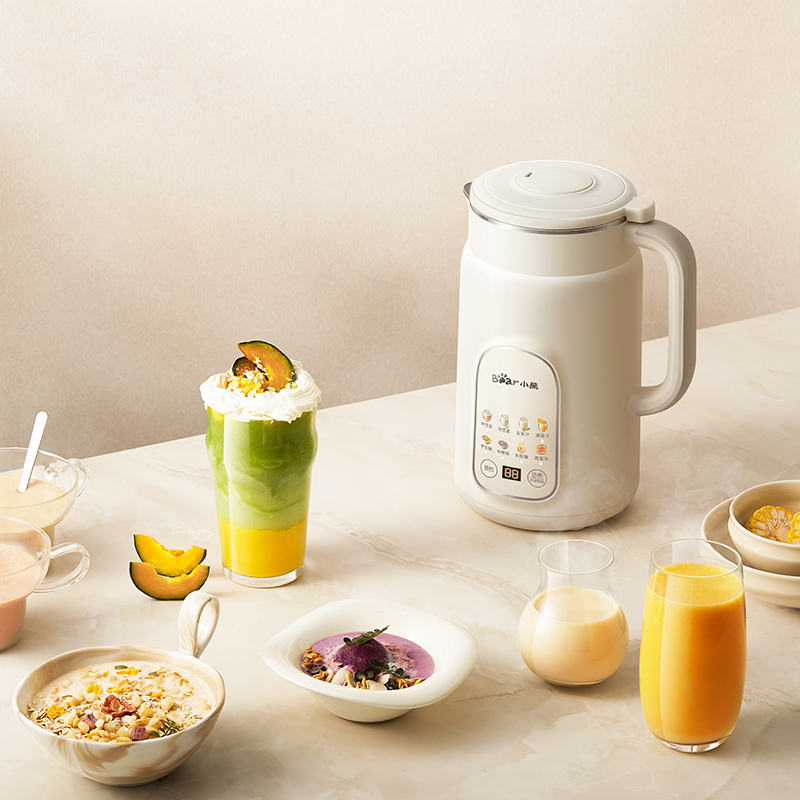 小熊(bear) 豆浆机 家用破壁机 1L大容量电压220V功率800W 静音降噪自动清洗 DJJ-H08C1 / 台高清大图
