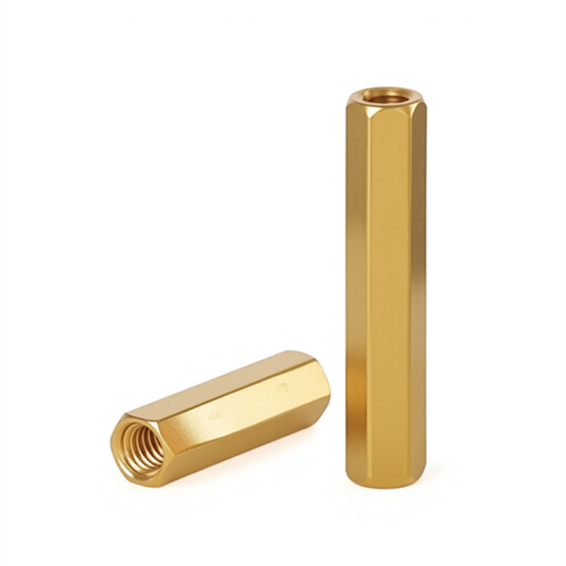 豫亨 双通柱 铜合金螺柱 六角柱 M2*6 [10个装]单位 : 个 质保 : 1个月高清大图