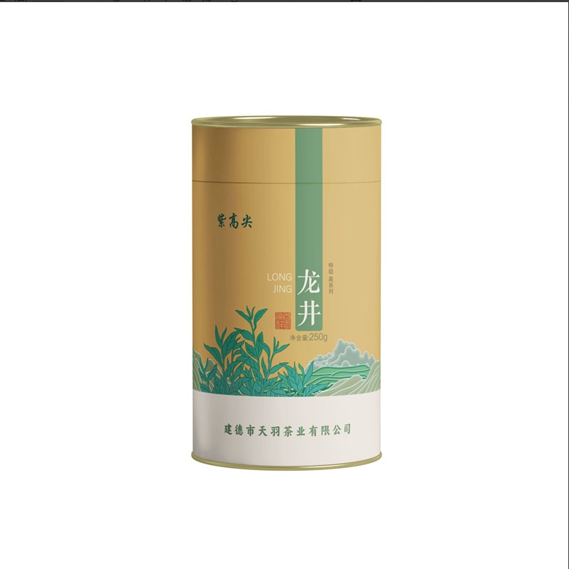 紫高尖龙井茶特级250g罐(高系列)高清大图