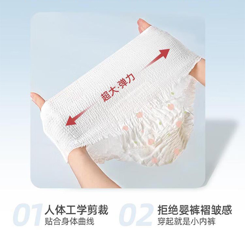 植护卫生裤5条/包*3包安睡裤夜用防漏裤量大ZH305435N3高清大图