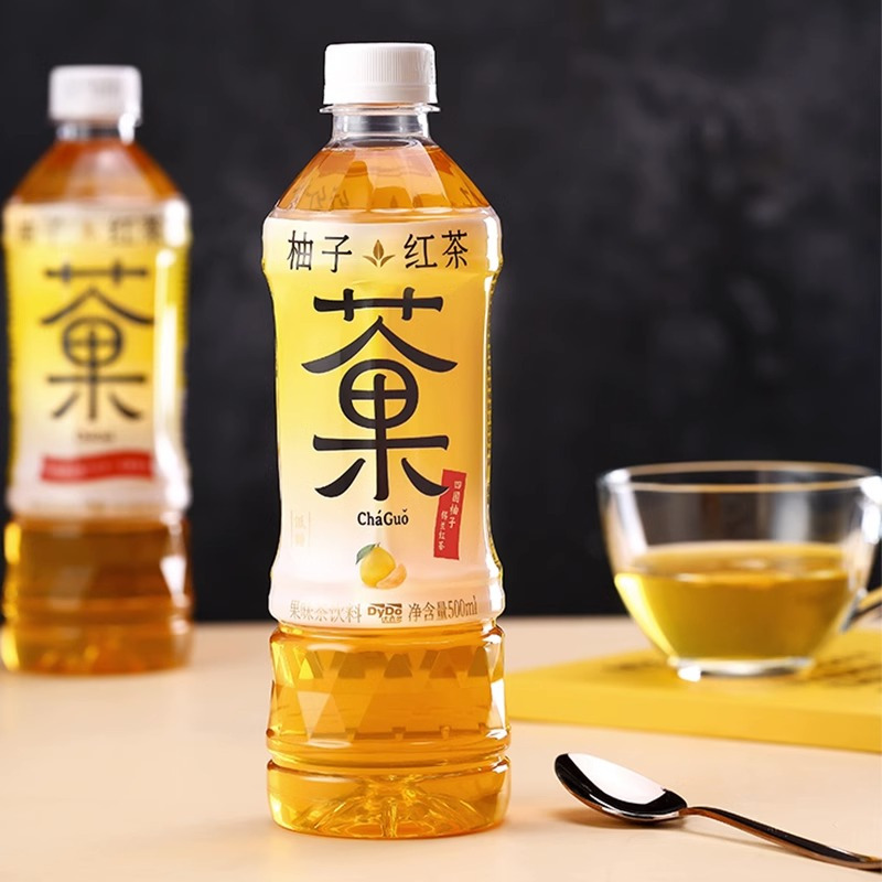 达亦多DyDo 柚子红茶 白桃茉莉 茶饮料500ml*10瓶
