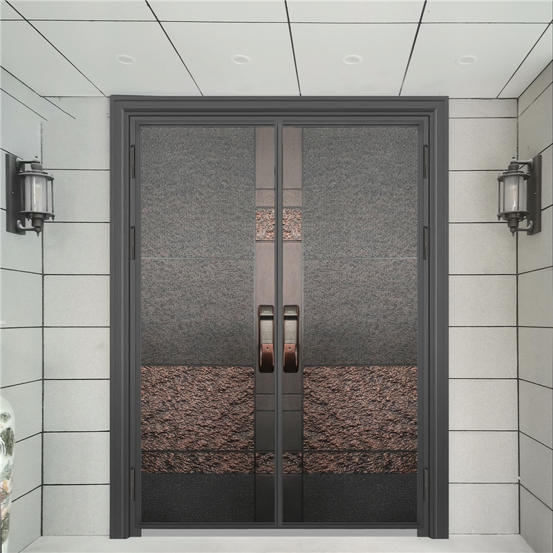 古达定制铸铝门别墅大门双开盗门进户入户子母门家用农村自建房大门