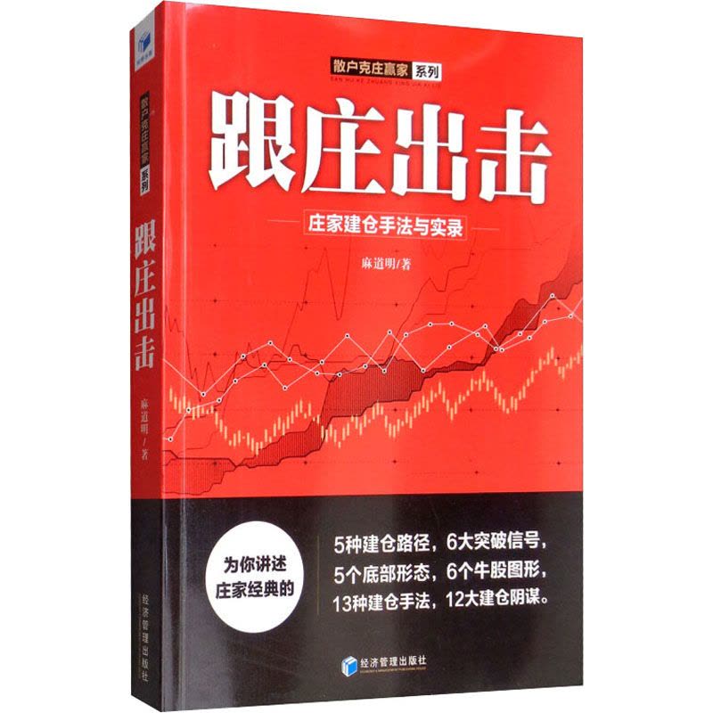 [醉染正版]麻道明散户克庄赢家系列全3册 跟庄出击 庄家建仓手法与实录+与庄共舞+散户克庄 股市操盘高手教你炒股建仓拉升图片