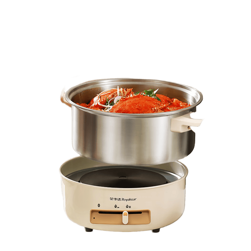 荣事达(Royalstar)RHG-60JF 电火锅 1600W(单位:台)米色