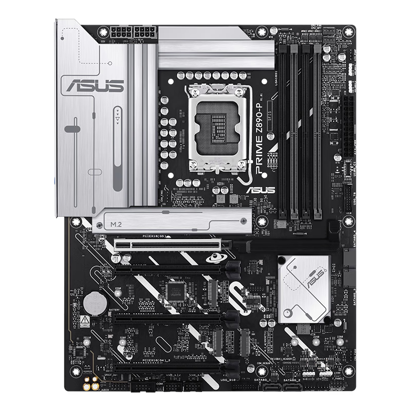 华硕PRIME Z890-P大师系列主板台式机主板 支持 CPU 285K/265K/265KF (Intel Z890/LGA 1851) 全新正品高清大图