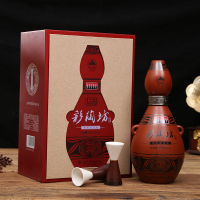 [酒厂自营]仰韶 彩陶坊 地利 46度450ml+70度50ml 盒装白酒 单瓶装500mL