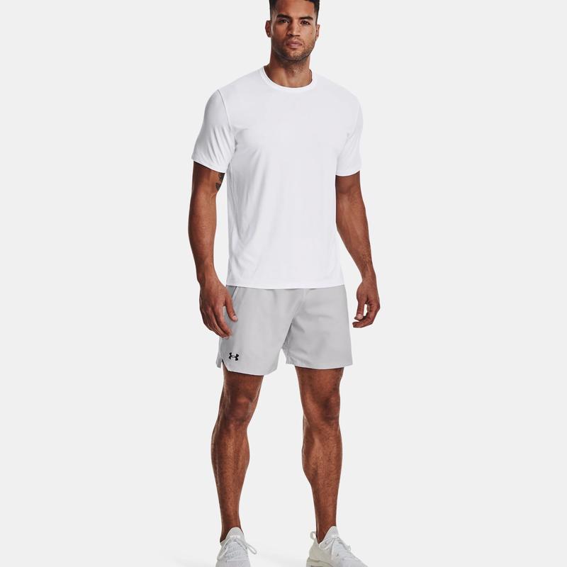 Under Armour安德玛运动短裤男速干透气四向弹力吸汗灰色高清大图