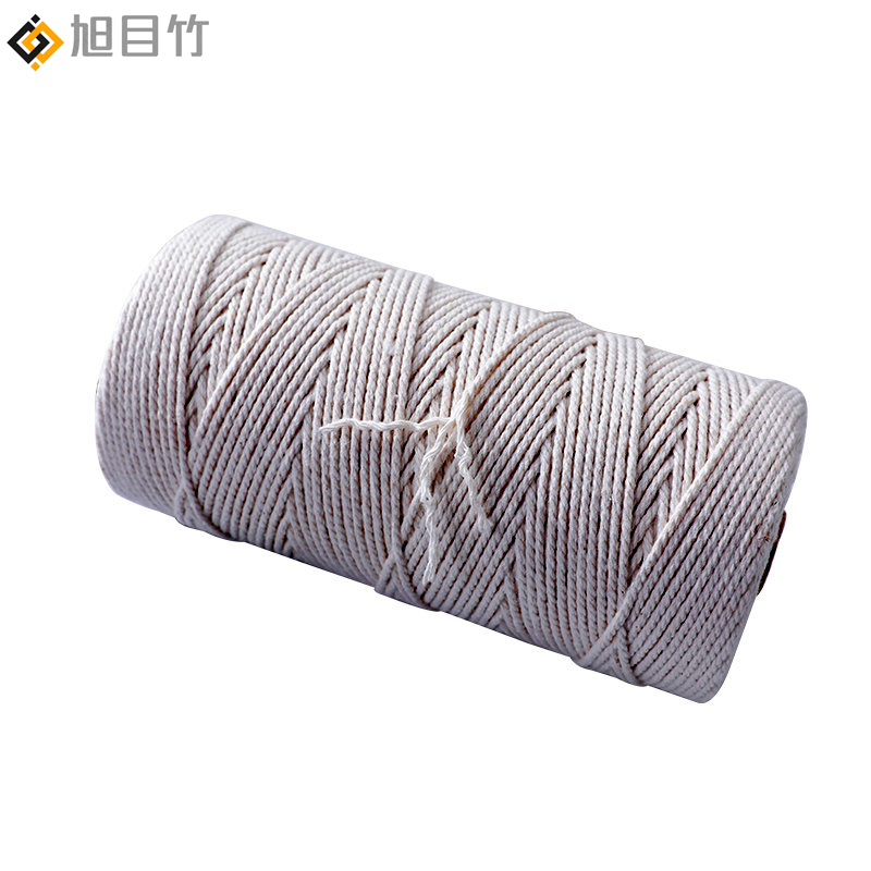 白色三股棉线绳 5mm100米 捆