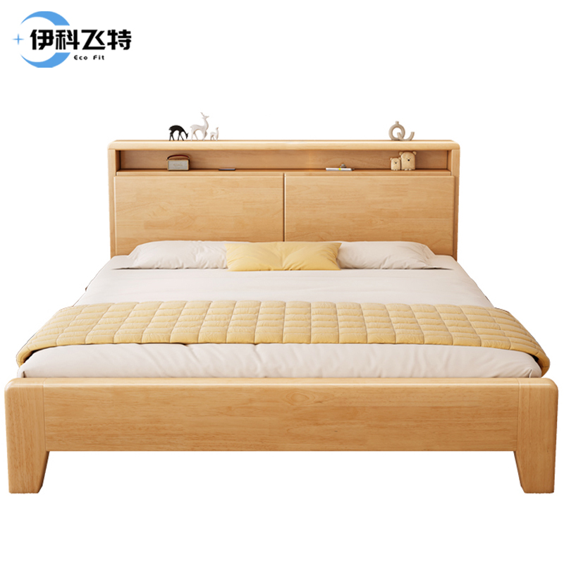 伊科飞特木质床不带软包高清大图