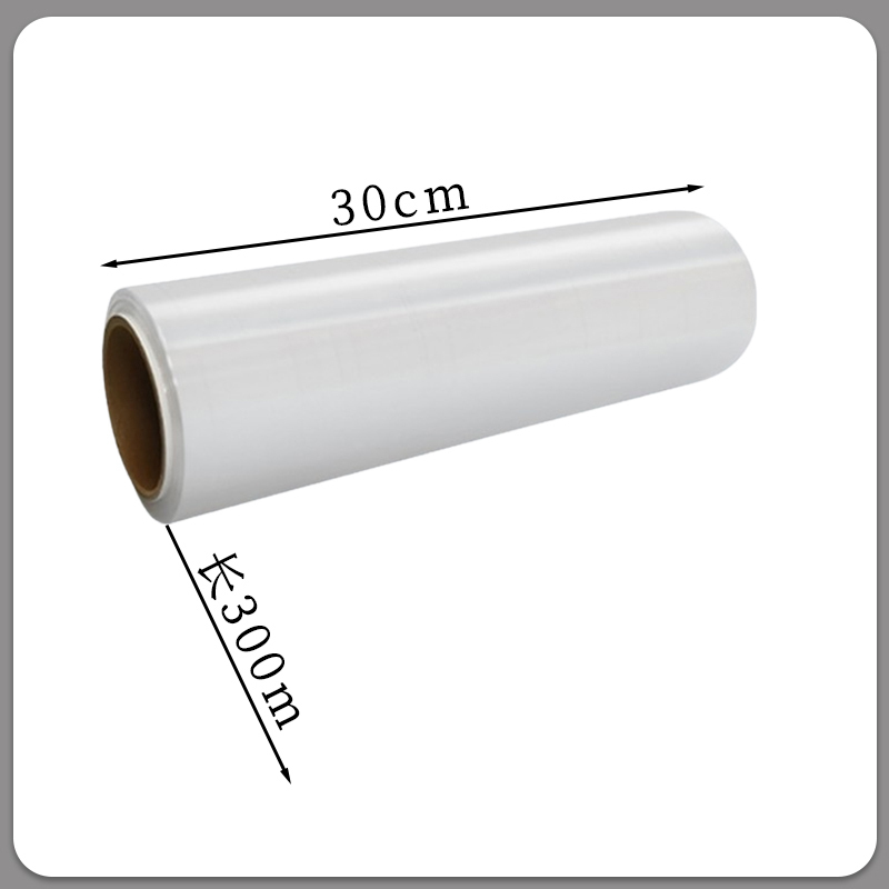 千苏 一次性PE保鲜膜QSBXPE30一卷300m*30cm食品级家用商用可微波炉加热保鲜膜