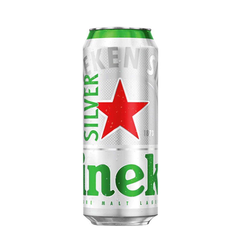 喜力星银(Heineken Silver)啤酒500ml*12听 整箱装高清大图