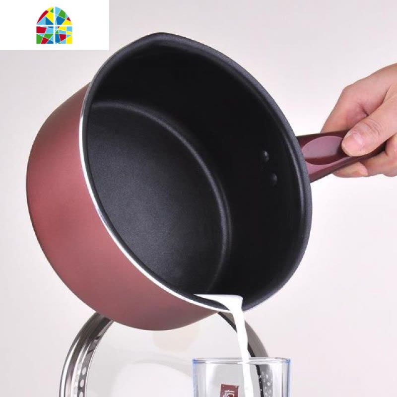 奶锅汤锅 复底加厚不粘锅 小奶锅婴儿煮热牛奶锅电磁炉 FENGHOU 14cm[迷你款]图片