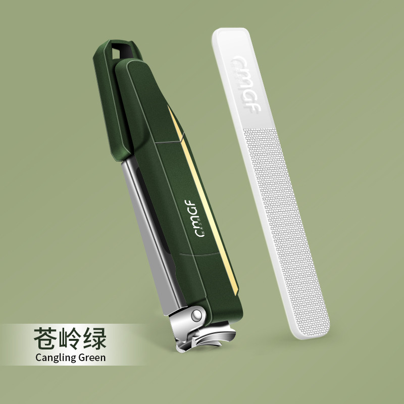 防飞溅指甲刀单个装大号指甲剪刀剪脚趾甲家用锋利成人指甲钳平口7163